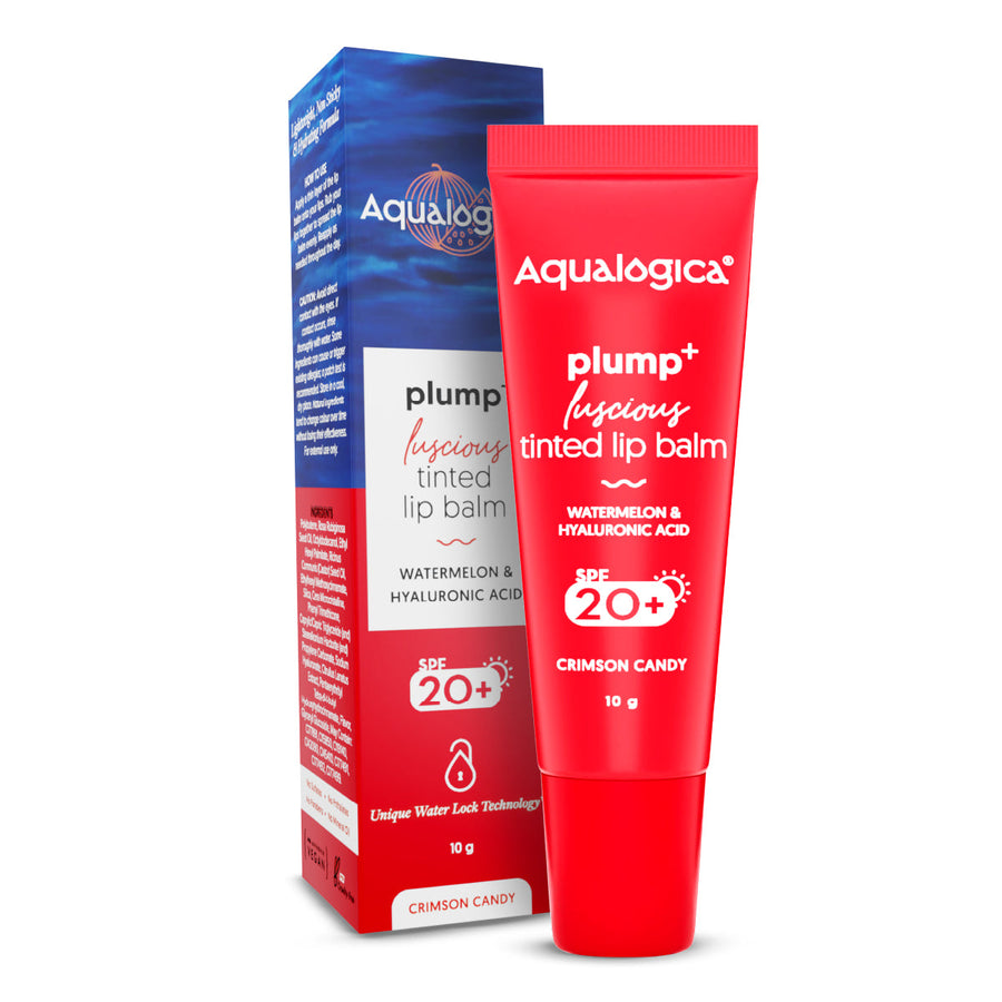 AQUALOGICA PLUMP+ LUSCIOUS TINTED LIP BALM SPF 20+ 10GM