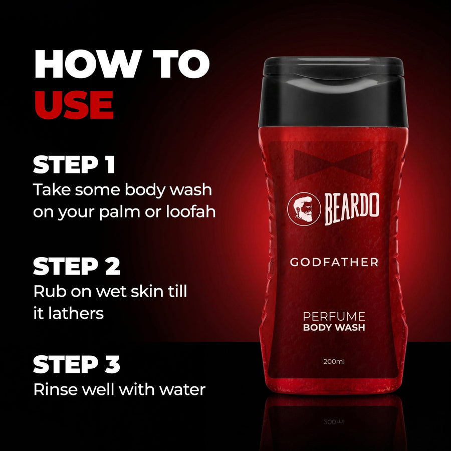 BEARDO GOD FATHER BODY WASH 200ML