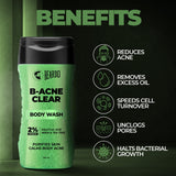 BEARDO B-ACNE CLEAR BODY WASH 200ML