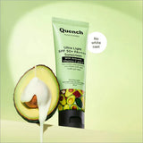 Quench Bravocado Lightweight Sunscreen SPF 50+ PA++++ with Avocado Oil, Vitamin E & Antioxidants - 50 ML